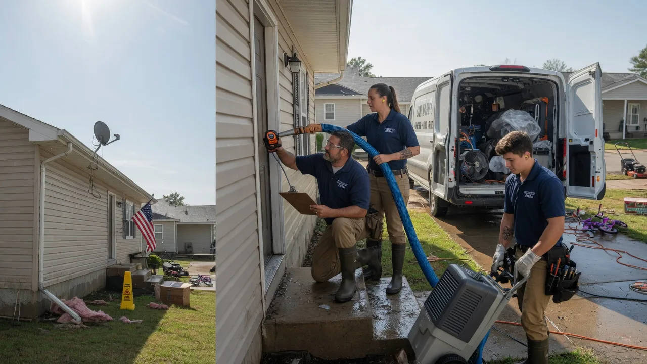 Ceiling Water Damage Restoration in Eureka, SD near me
